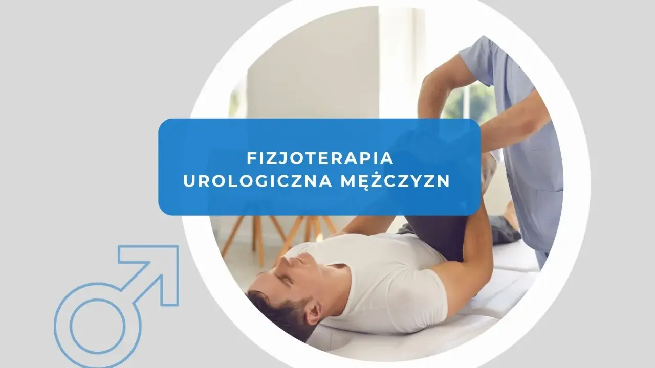 Fizjoterapeuta pomaga pacjentowi w ćwiczeniach, które są częścią rehabilitacji urologicznej mężczyzn.