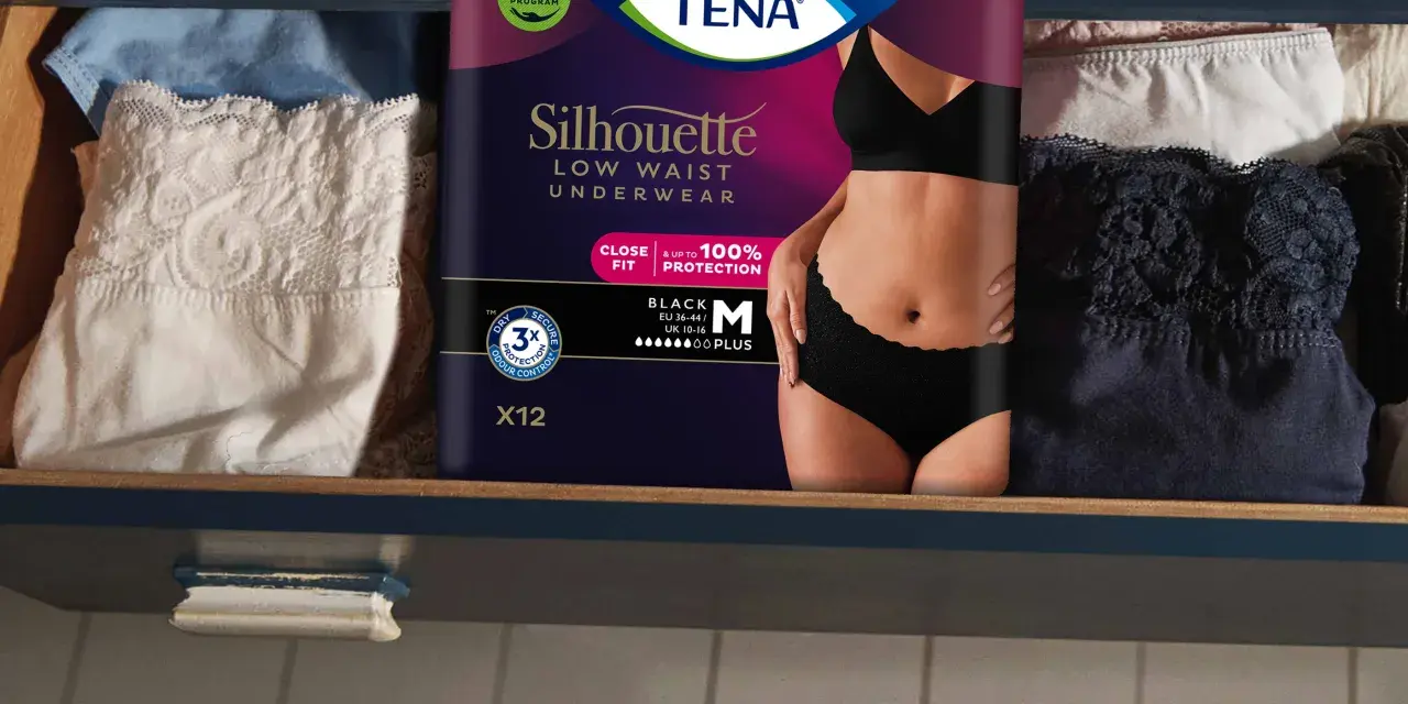 Pieluchomajtki TENA Silhouette - dyskretna ochrona, która sprawdzi się lepiej niż pampersy dla dorosłych.