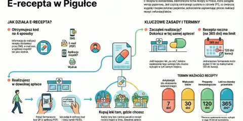 E-recepta w pigułce: jak działa, zasady i terminy. Dowiedz się, ile ważna jest recepta i jak ją zrealizować.